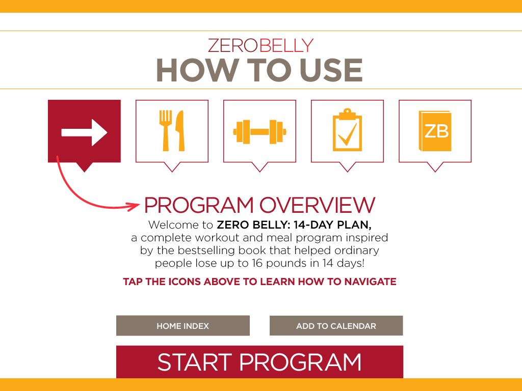 Zero Belly App